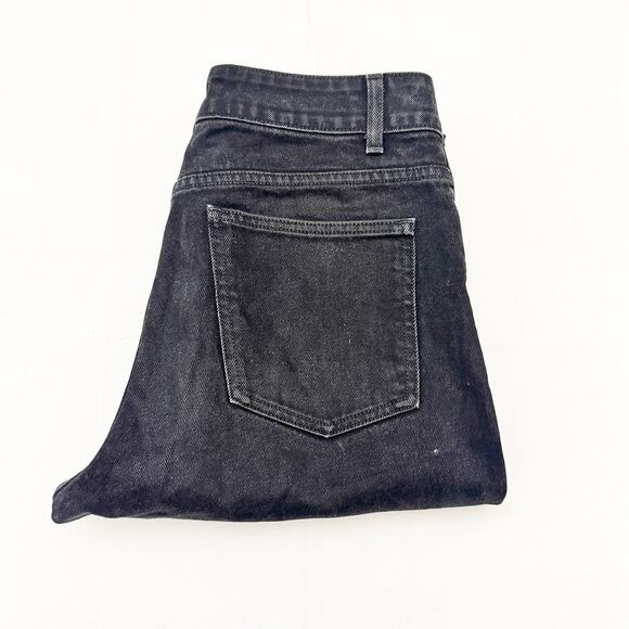 Need Denim Jeans Charcoal Black Straight Leg Denim Zip Fly Size 28 USA - Picture 1 of 9